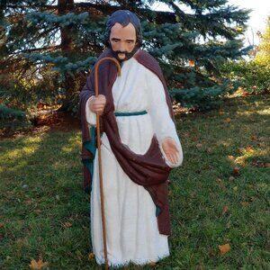 Vintage shepherd blow mold TPI 1997 Nativity Scene